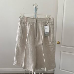 H&M linen long shorts